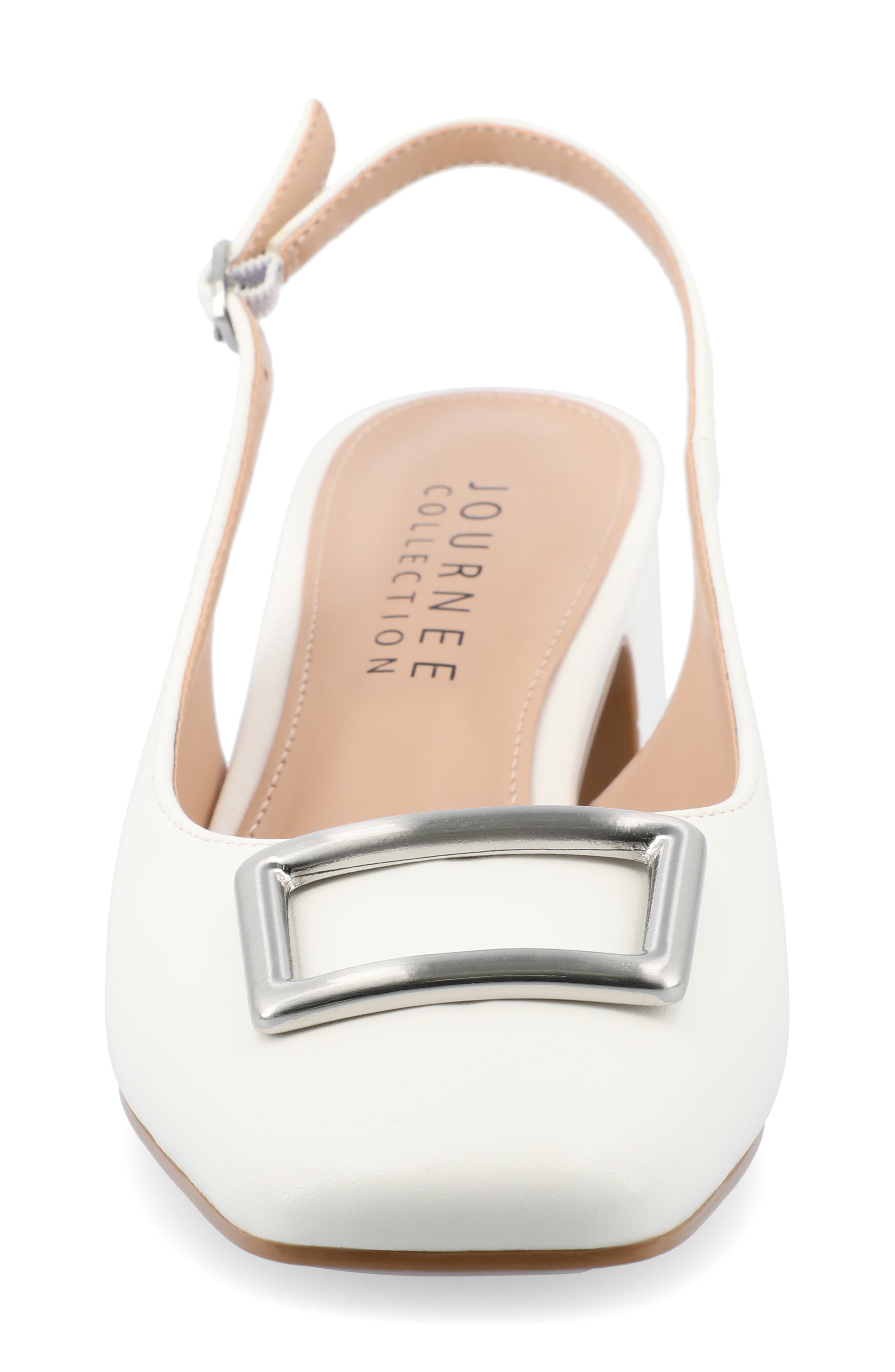 Everlee Slingback Pump, Alternate, color, WHITE