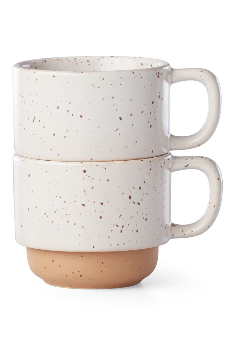 Koffie Set of 2 Espresso Mugs, Main, color, KOFFIE