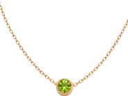 Argento Vivo Sterling Silver Birthstone Pendant Necklace