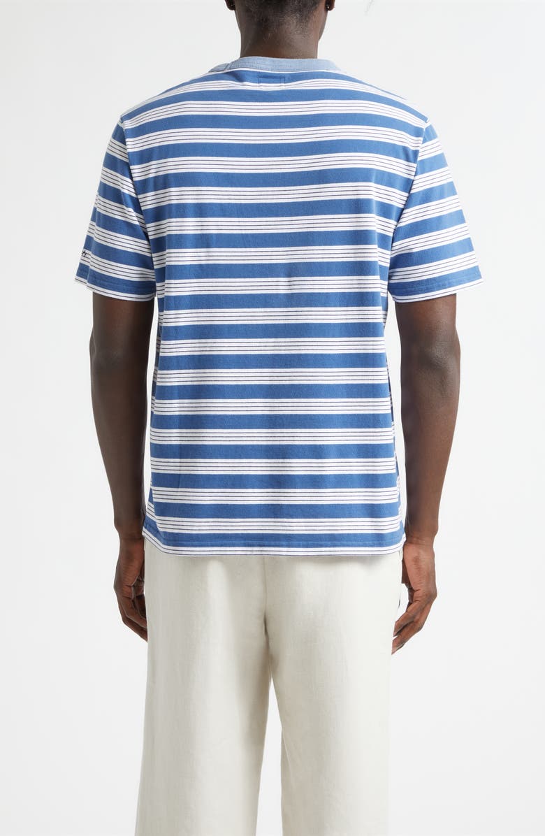 Noah Stripe Ringer T-Shirt, Alternate, color, Navy/ White