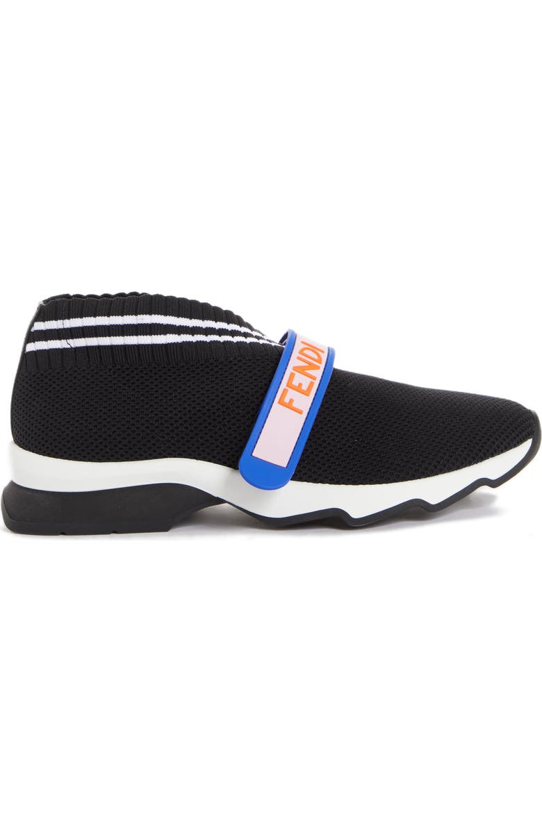 Fendi Rockoko Mismatch Sneaker, Alternate, color,
