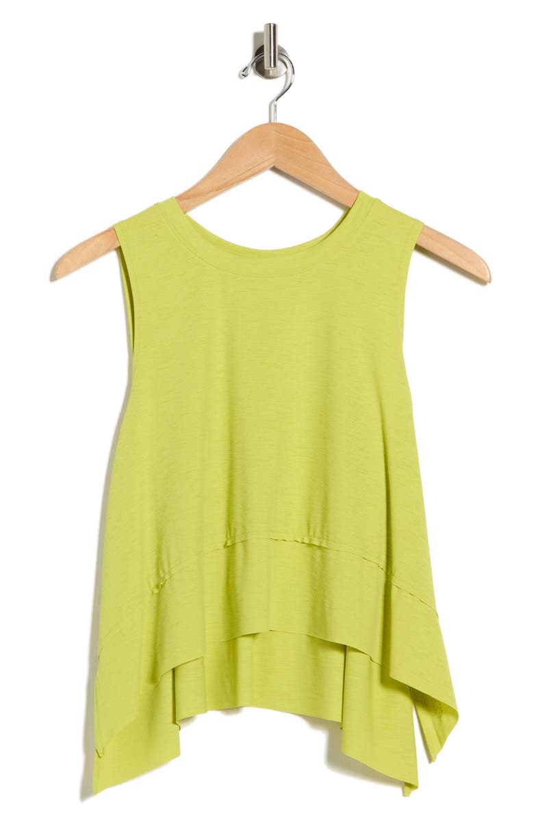 Free People FP Movement Tempo Tank Top, Alternate, color, Chartreuse