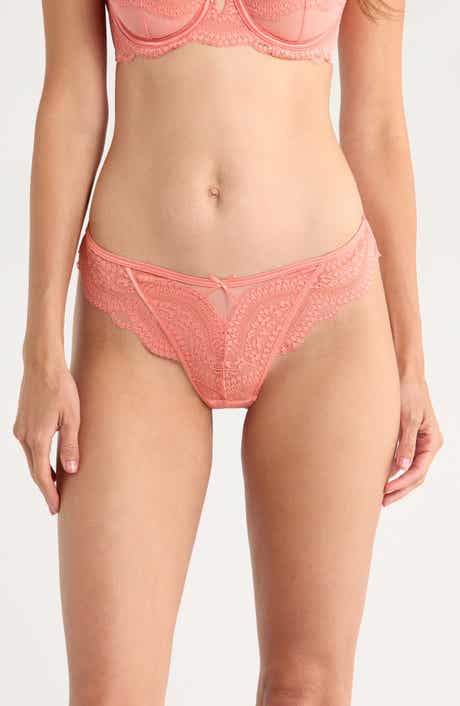 Hunkemöller Robijin Embroidered Mesh Thong