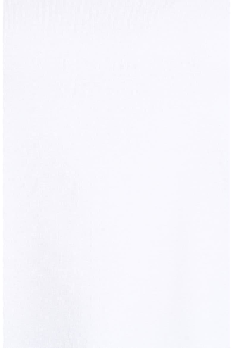 Ruffle Shoulder Top, Alternate, color, WHITE
