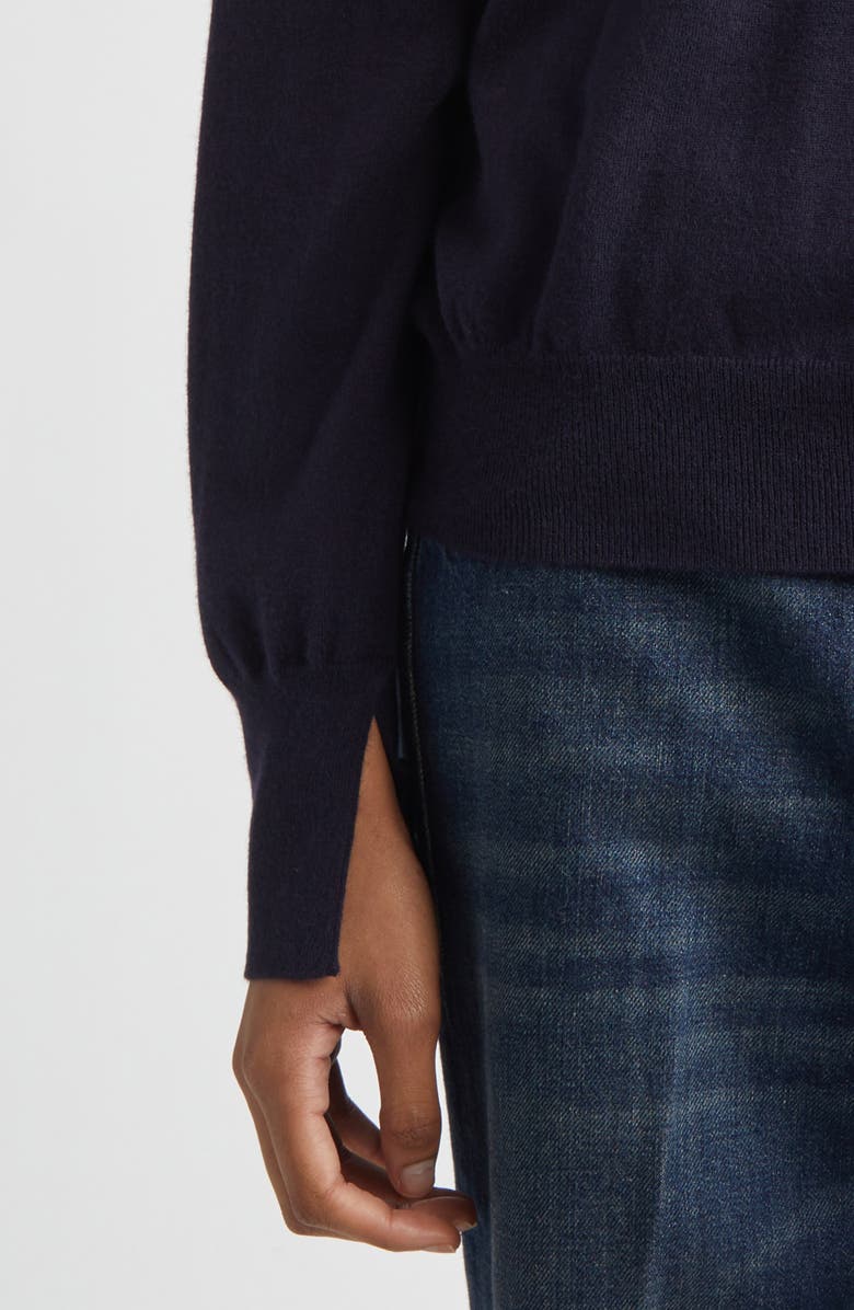 Stella McCartney Iconic Merino Wool Sweater, Alternate, color, Navy