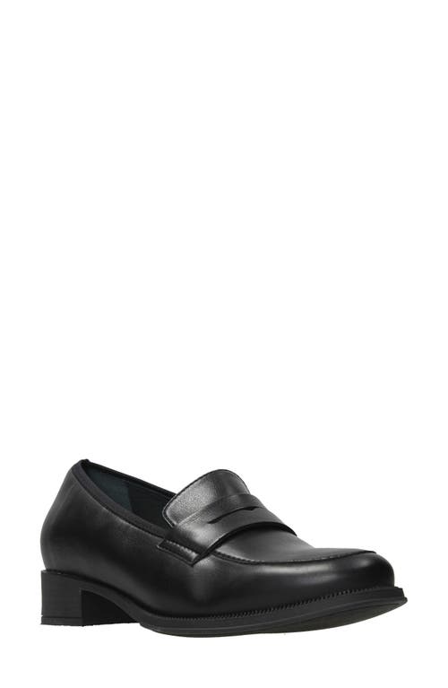 Wolky Alabama F2F Penny Loafer in Black 