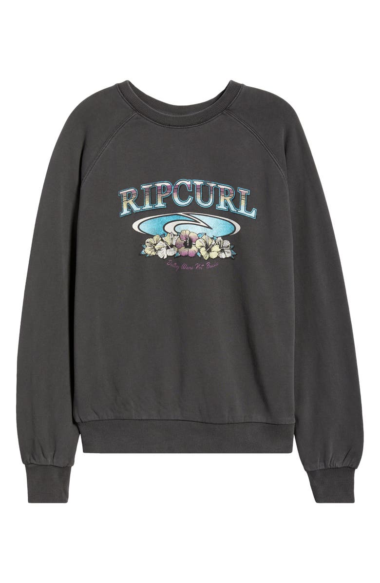 Rip Curl Catalina Island Graphic Sweatshirt, Main, color, Washed Black