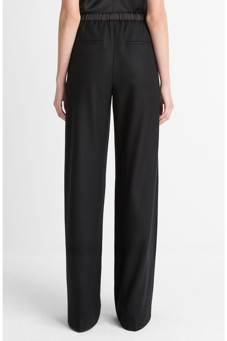 Pull On Wide Leg Pants, Alternate, color, BLACK