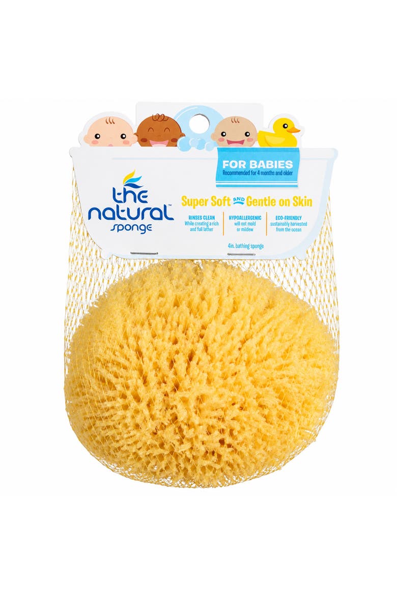 Baby Bathtime Natural Sea Sponge, Main, color, Multicolored