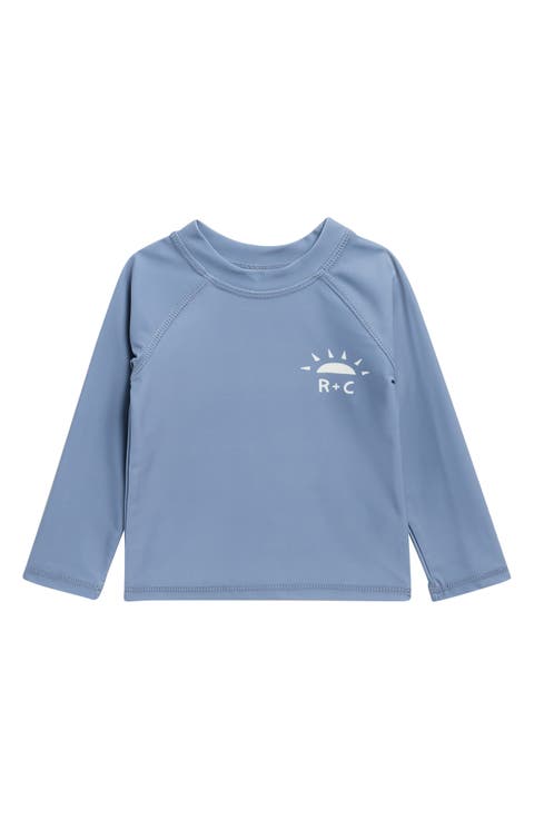 Marine UPF 50+ Raglan Sleeve Rashguard (Toddler & Little Kid)