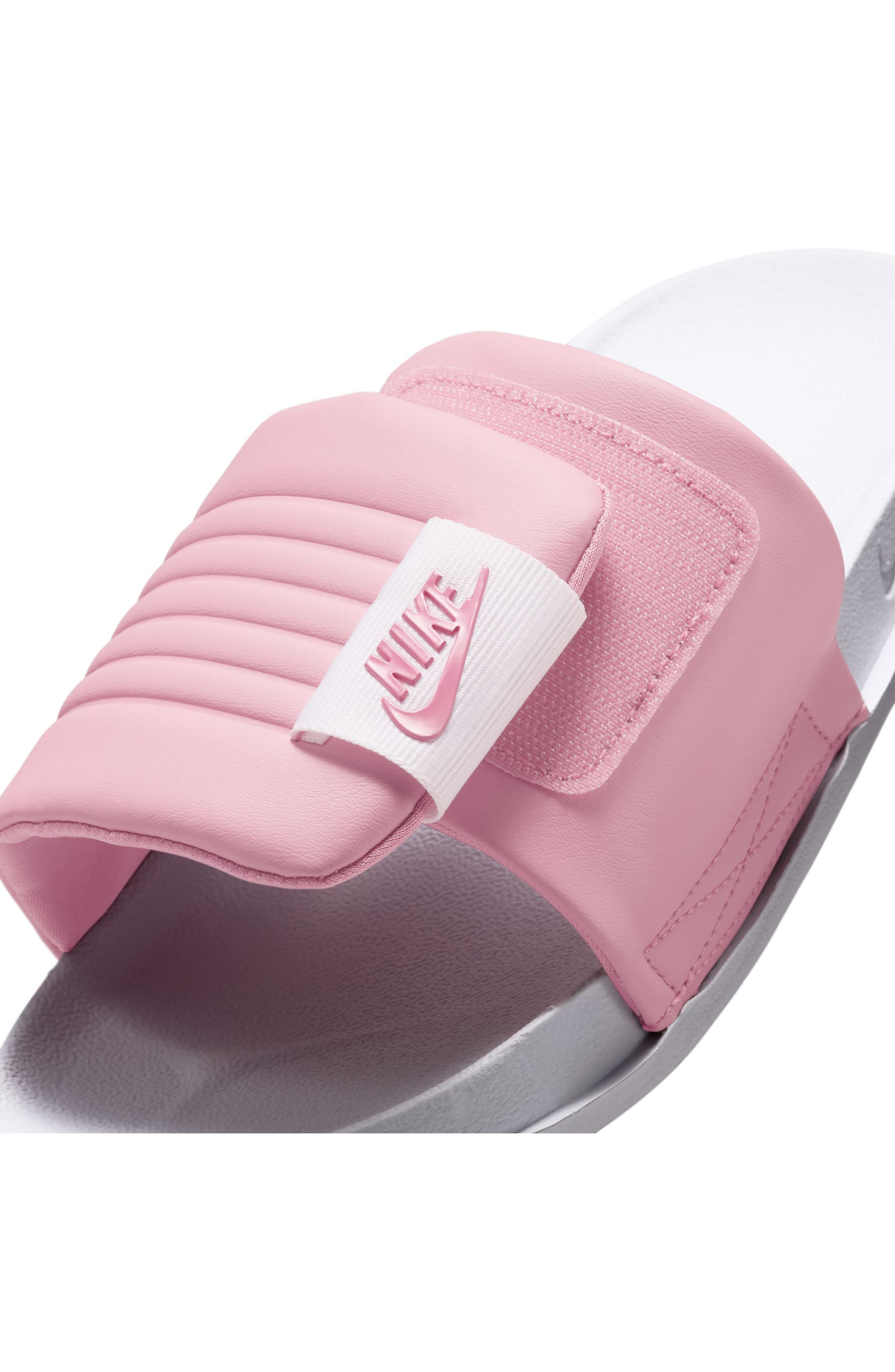 Nike Offcourt Slide Sandal, Alternate, color, White/ Elemental Pink