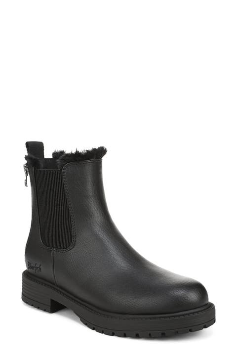 Amora Cozy Faux Leather Chelsea Boot