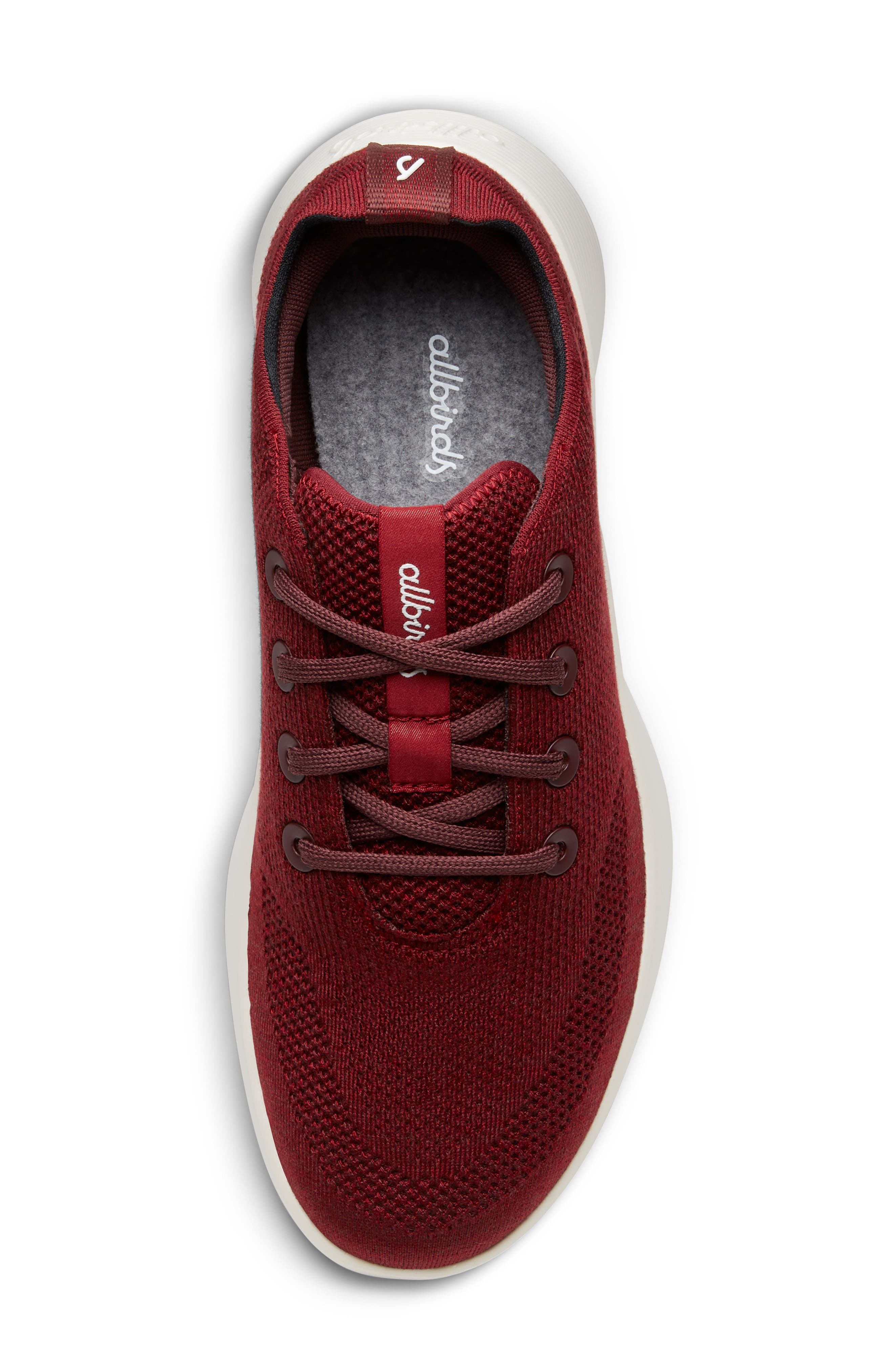 Allbirds Tree Runner Go Sneaker, Alternate, color, Thunder Red/ Natural White