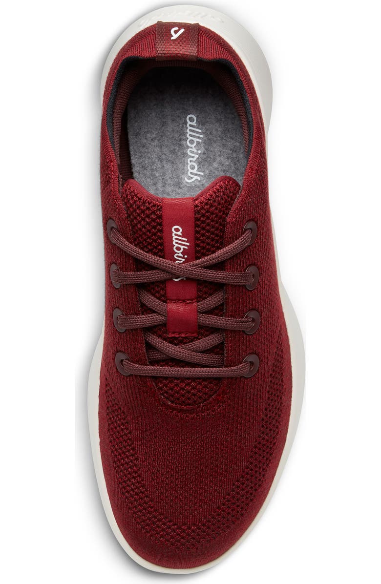 Allbirds Tree Runner Go Sneaker, Alternate, color, Thunder Red/ Natural White