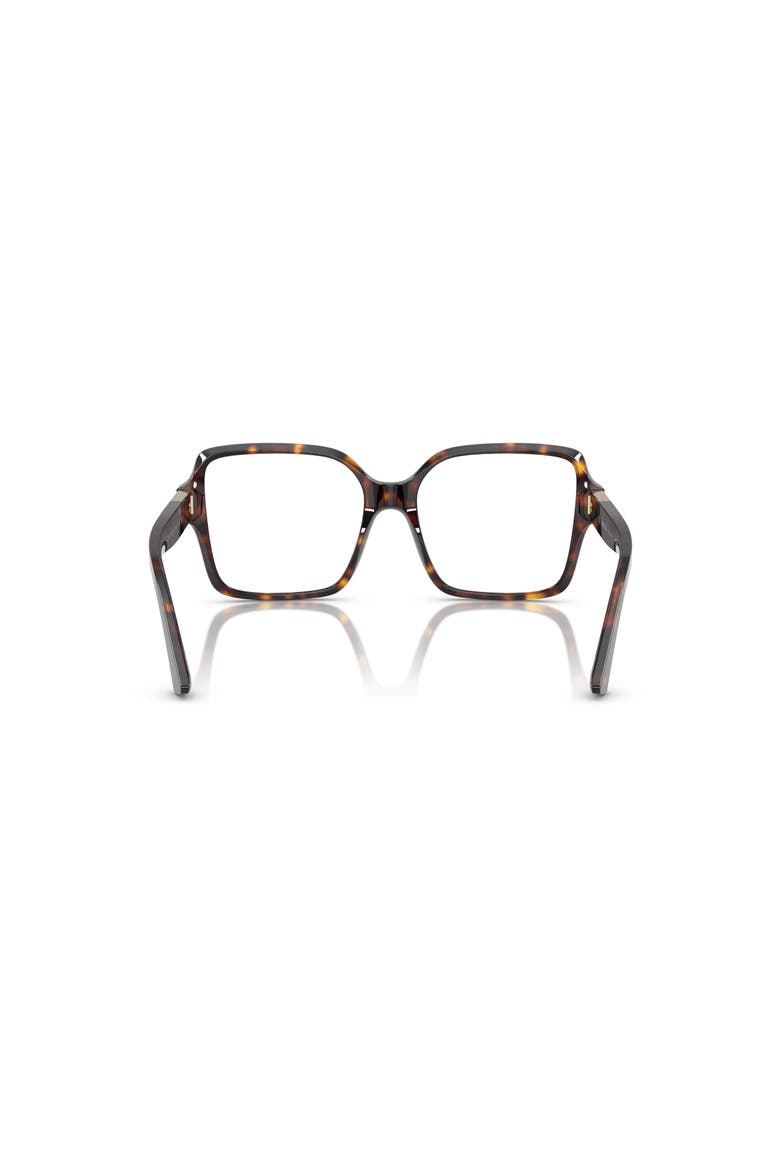 52mm Square optical glasses, Alternate, color, Tortoise