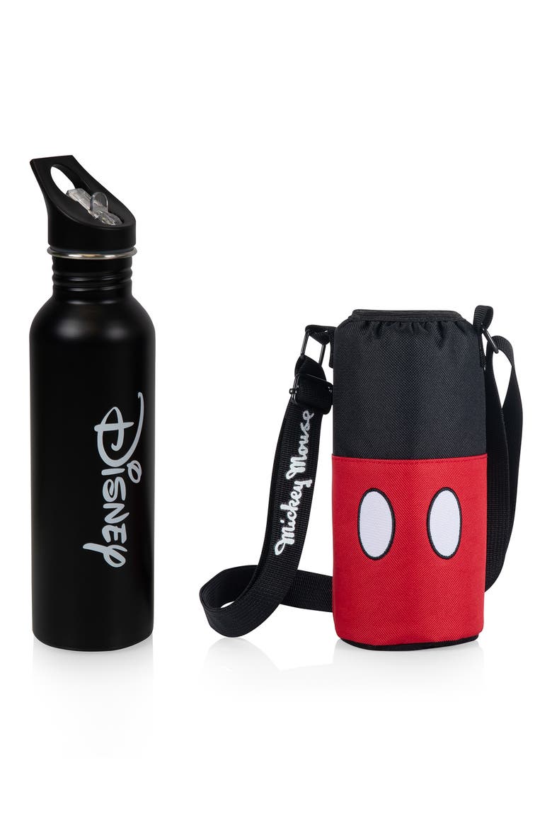 Minnie Mouse Bottle & Cooler Sling, Alternate, color, BLACK
