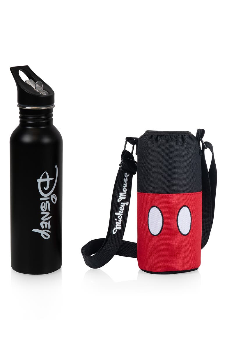 Picnic Time Mickey Mouse Bottle & Cooler Sling, Alternate, color, Black