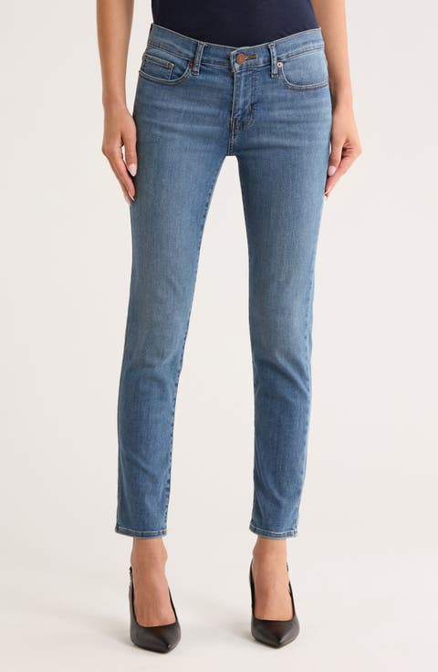Le Garcon Mid Rise Crop Boyfriend Jeans