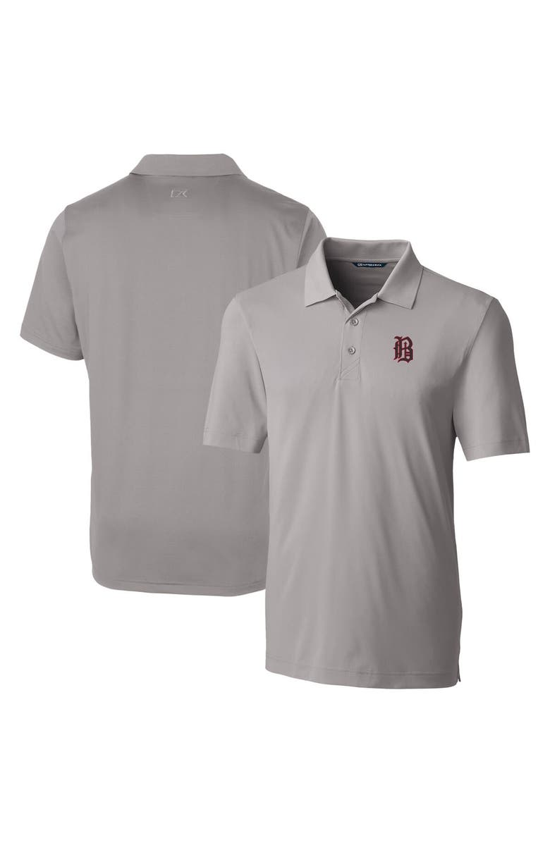 Cutter & Buck Men's Cutter & Buck  Gray Birmingham Barons Big & Tall DryTec Forge Stretch Polo, Alternate, color, 