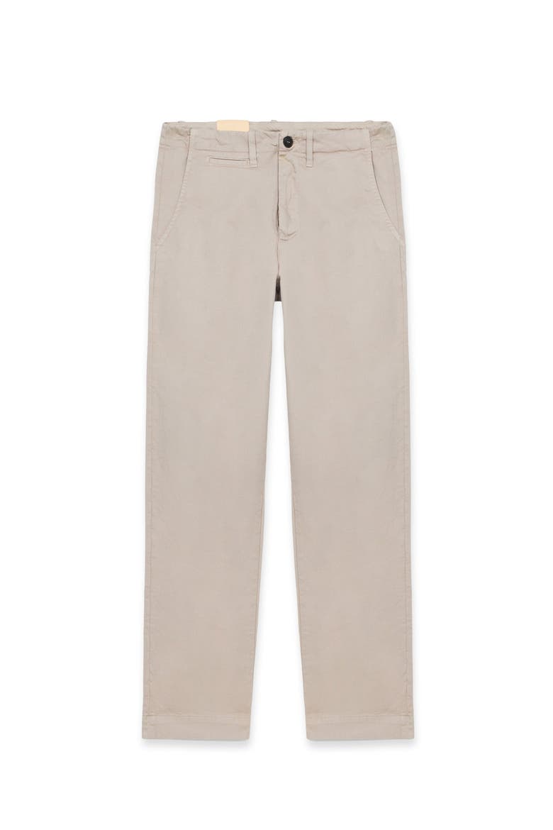 Wallace Cotton Trousers, Main, color, Ecru