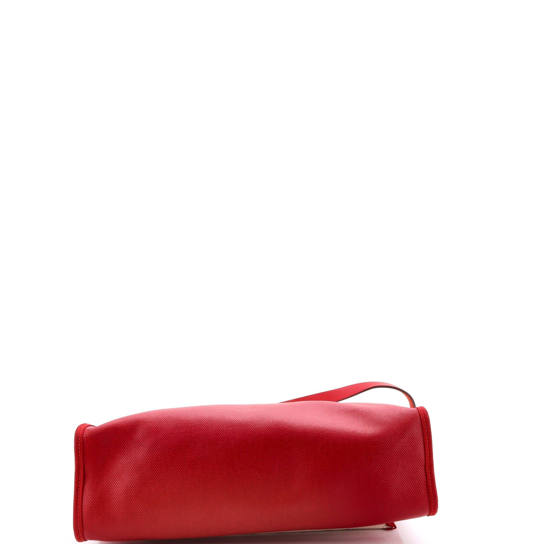 Herbag Zip Berline Vache Canvas and Leather 31, Alternate, color, Red