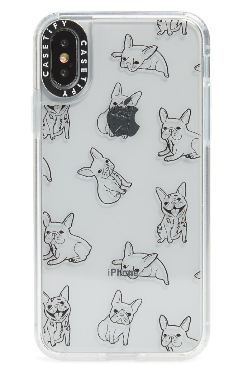 CASETiFY Pardon my Frenchie iPhone X/Xs/Xs Max & XR Case, Main, color,