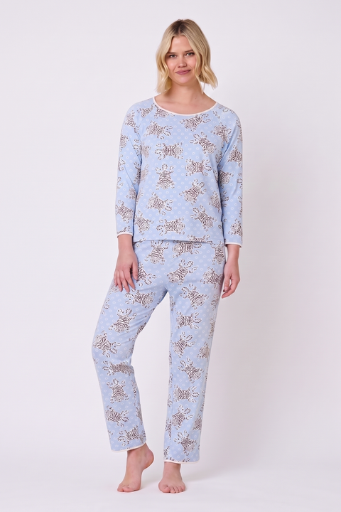 Pima Knit Simple Set Pajama