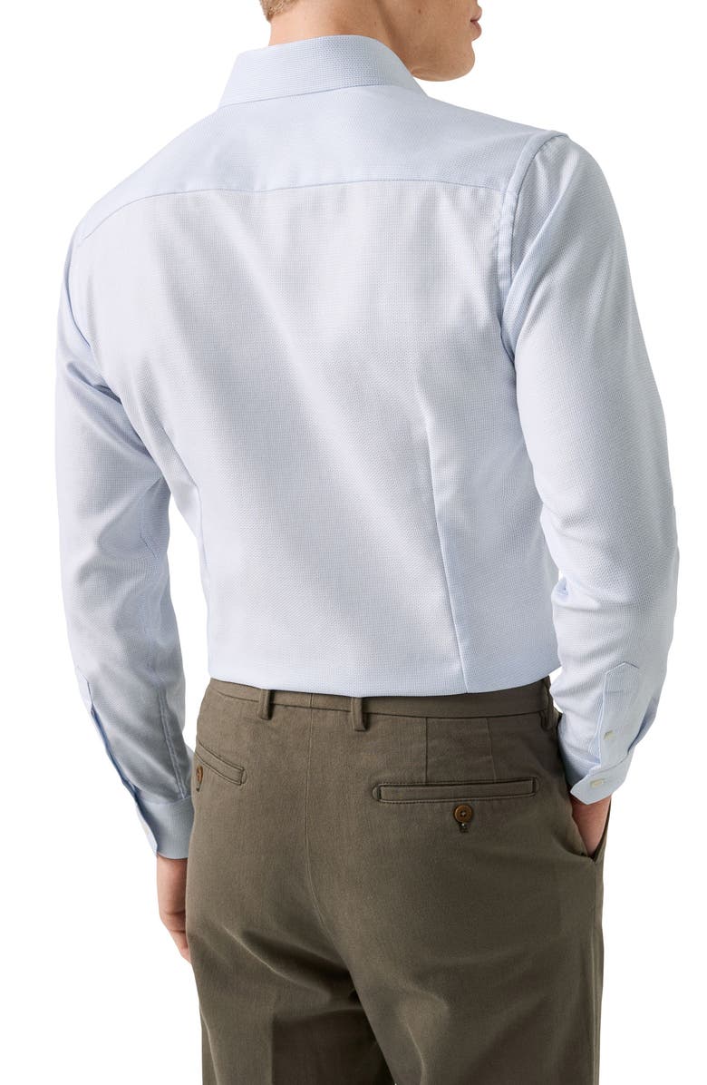 Eton Contemporary Fit Micropattern Cotton Dobby Dress Shirt, Alternate, color, 