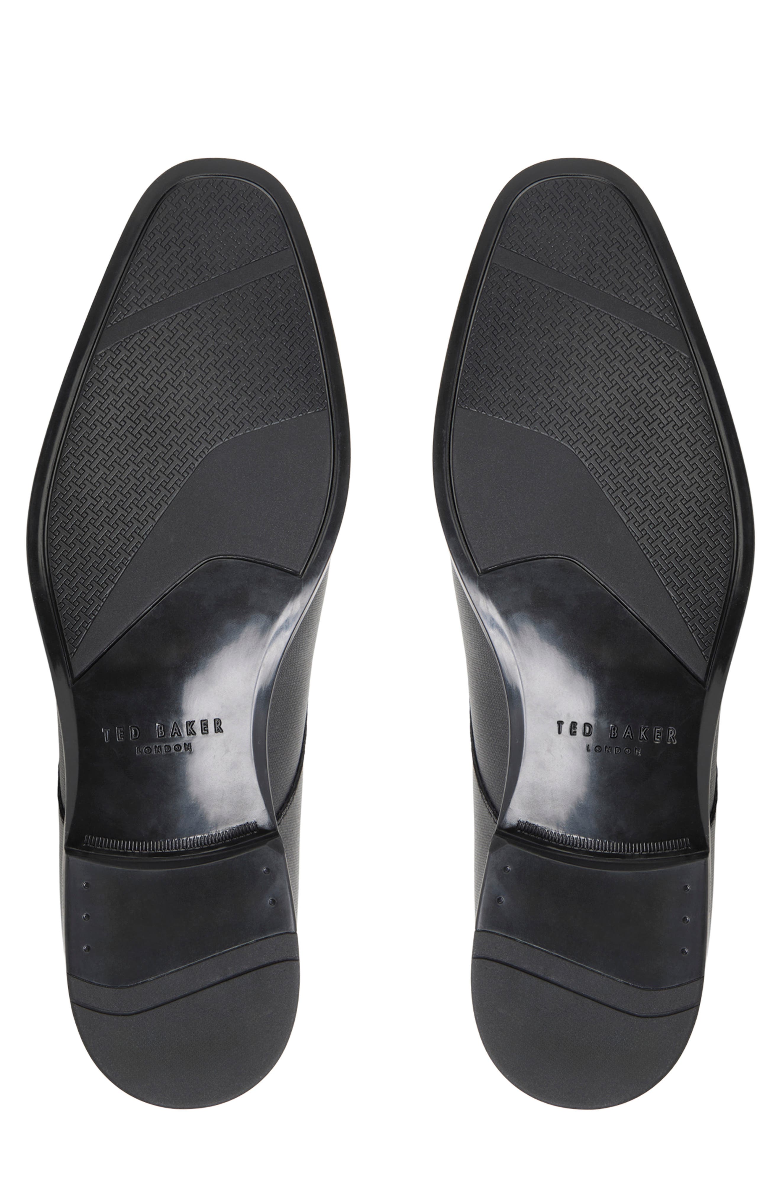 Ted Baker London Garratt Cap Toe Derby, Alternate, color, Black Emboss