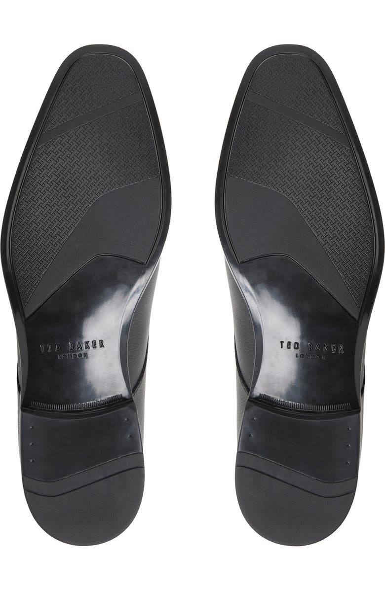 Ted Baker London Garratt Cap Toe Derby, Alternate, color, Black Emboss