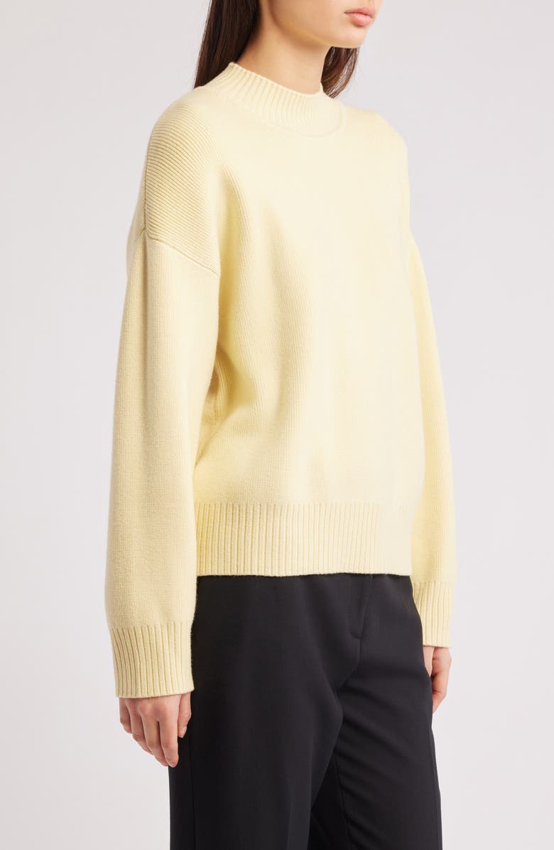 MANGO Rino Mock Neck Sweater, Alternate, color, Yellow