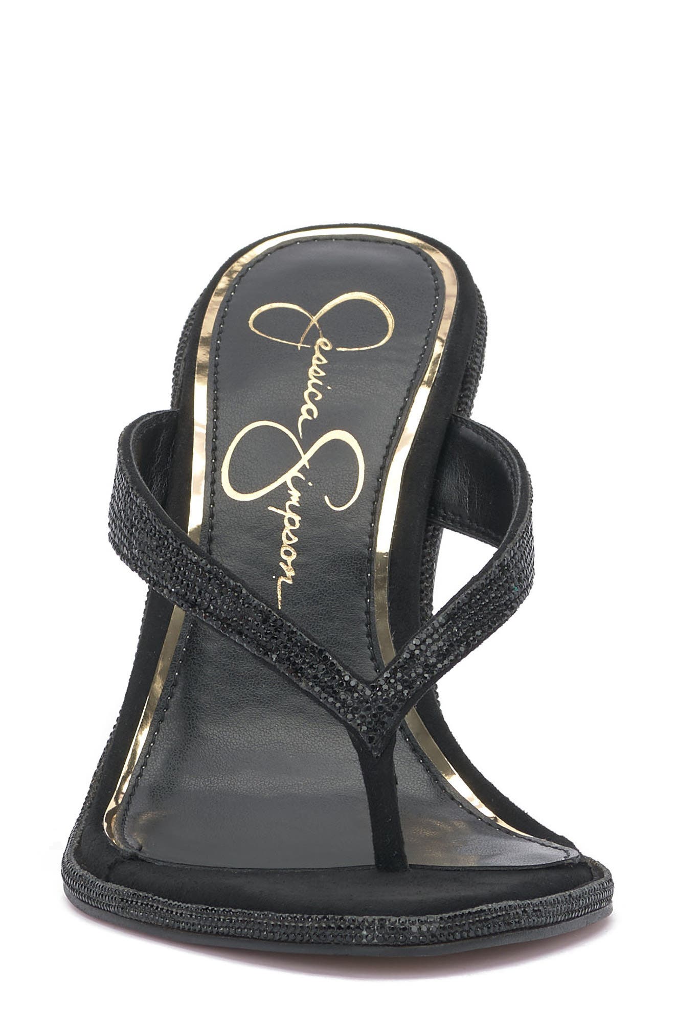 Jessica Simpson Pules Crystal Sandal, Alternate, color, 