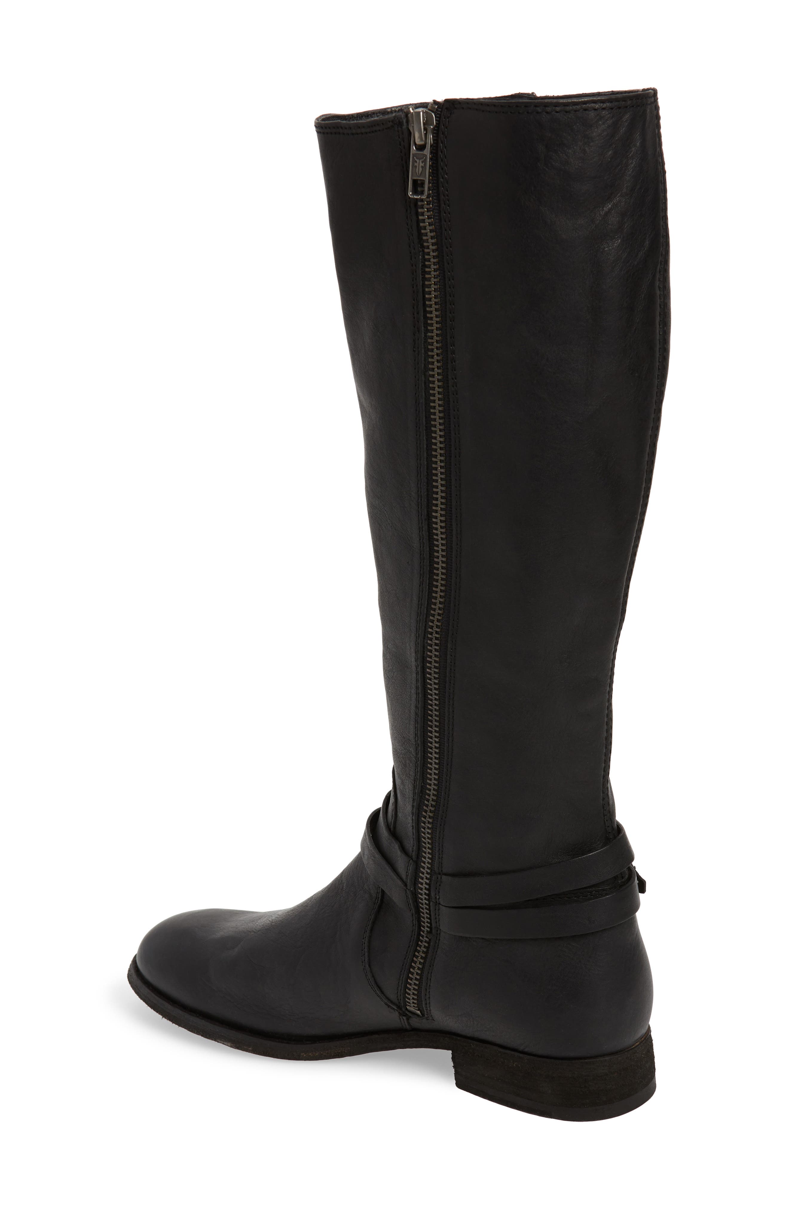 Frye Melissa Belted Knee-High Riding Boot, Alternate, color, 
