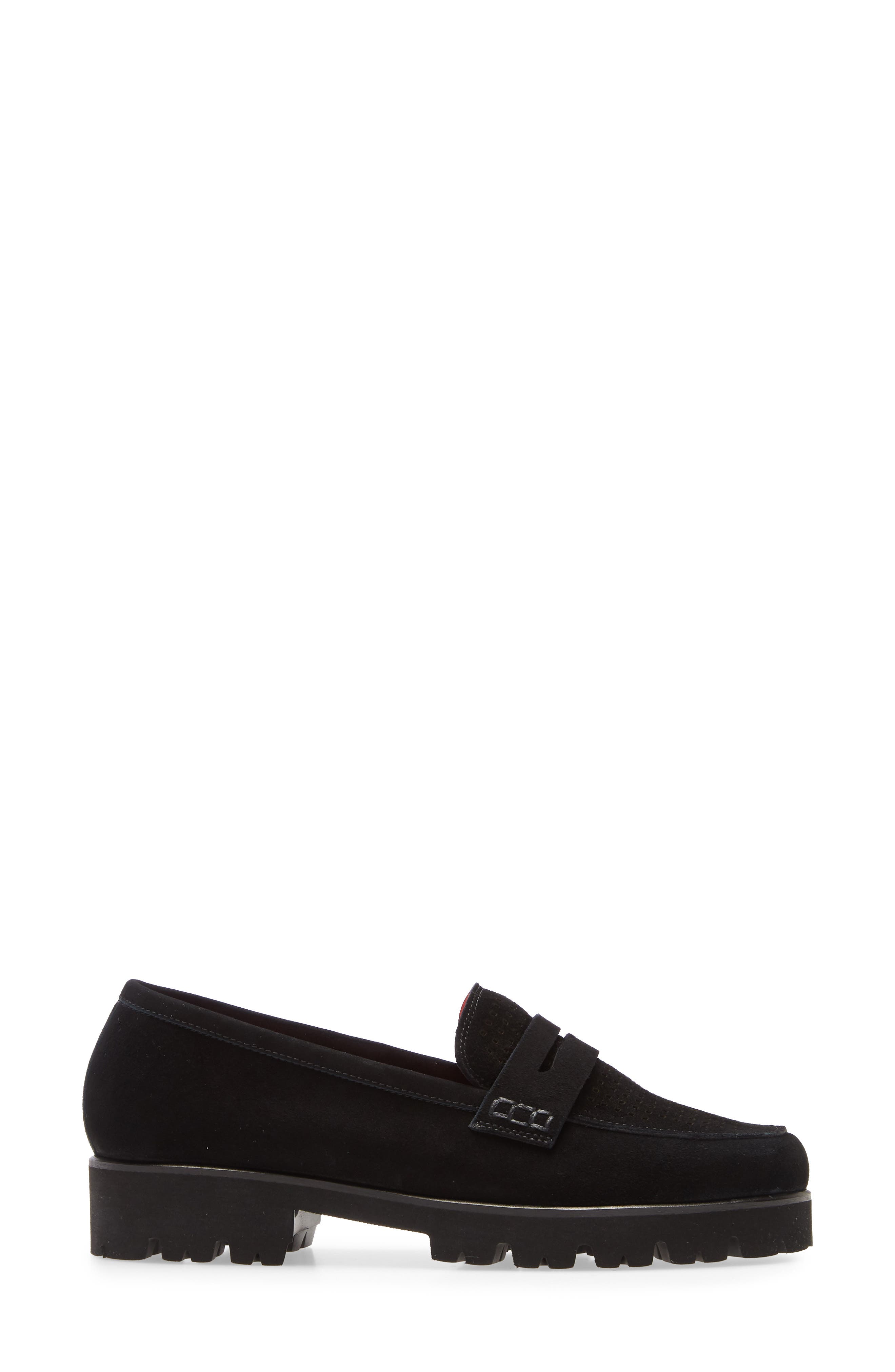 Pas de Rouge Kimmy Platform Penny Loafer, Alternate, color, 