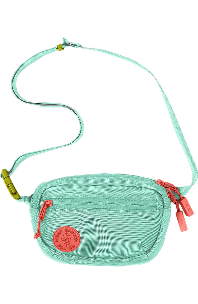 Baboon to the Moon Fannypack Mini 1.5L, Main, color, Aqua Drift