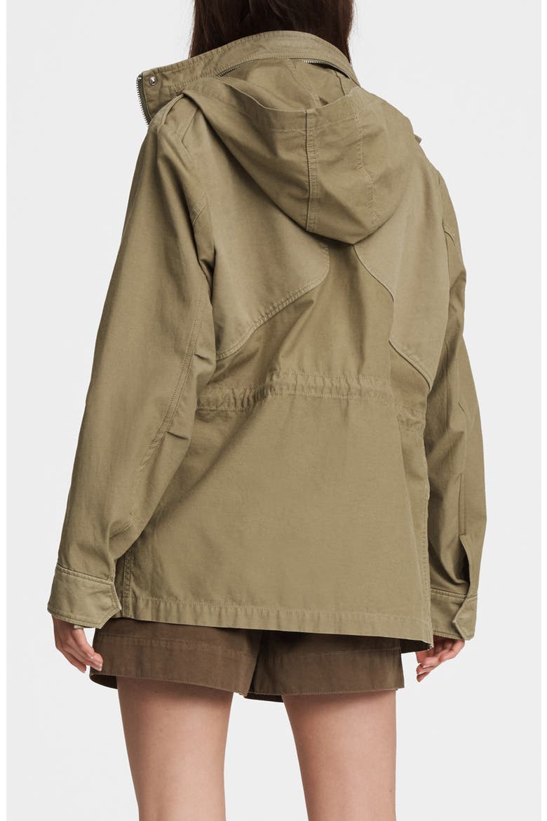 Women's Field M65 Hooded Jacket, Alternate, color, GRNMOSS
