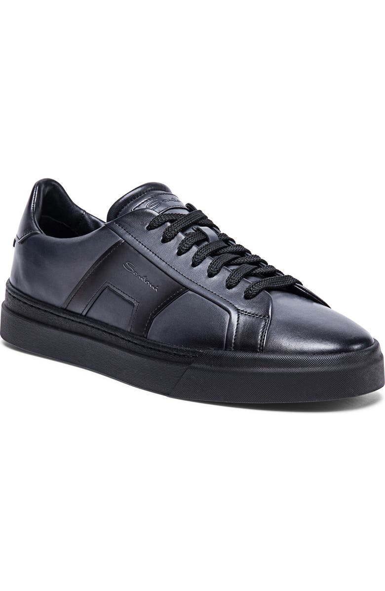 Santoni Burnished Colorblock Sneaker, Main, color,