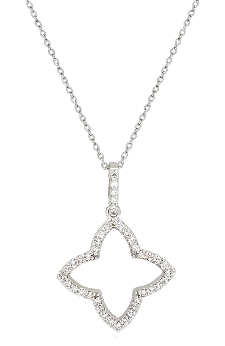 SUZY LEVIAN DIAMONDS Diamond Pendant Necklace, Main, color, White
