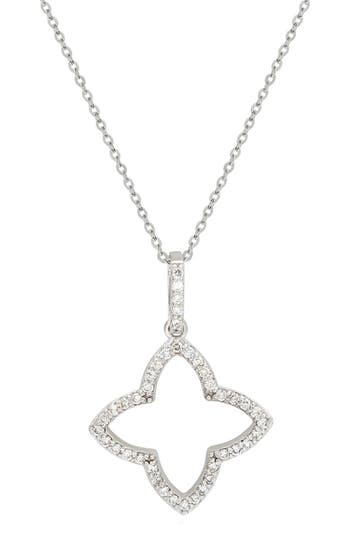 Suzy Levian Diamonds Diamond Pendant Necklace In White