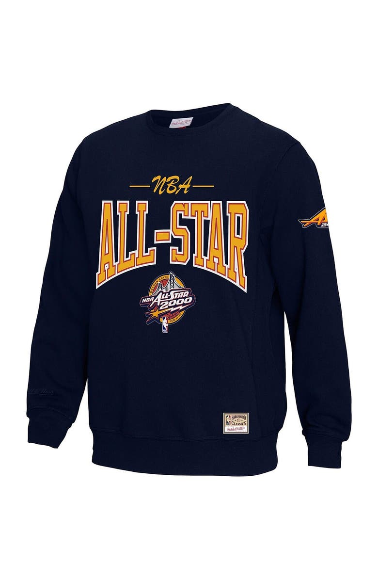 Mitchell & Ness Unisex Mitchell & Ness  Navy 2000 NBA All-Star Game Throwback Pullover Sweatshirt, Alternate, color, Navy