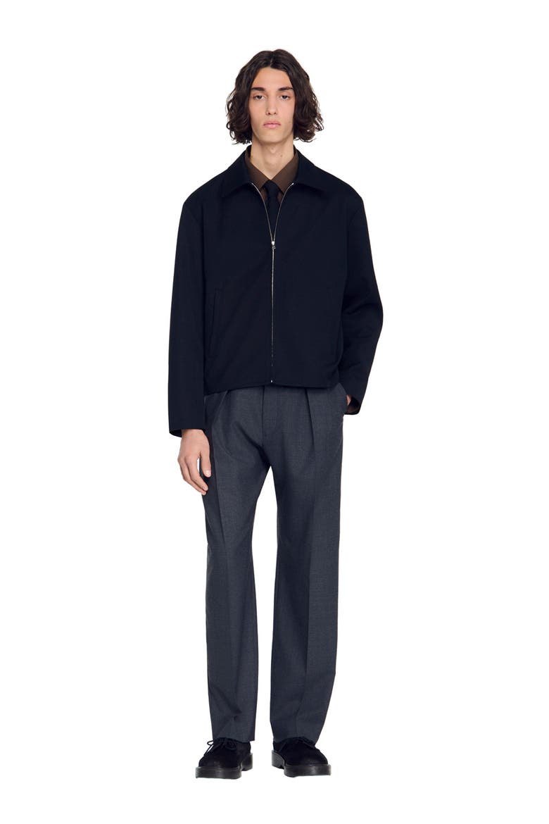 Zip-up jacket, Alternate, color, Navy blue