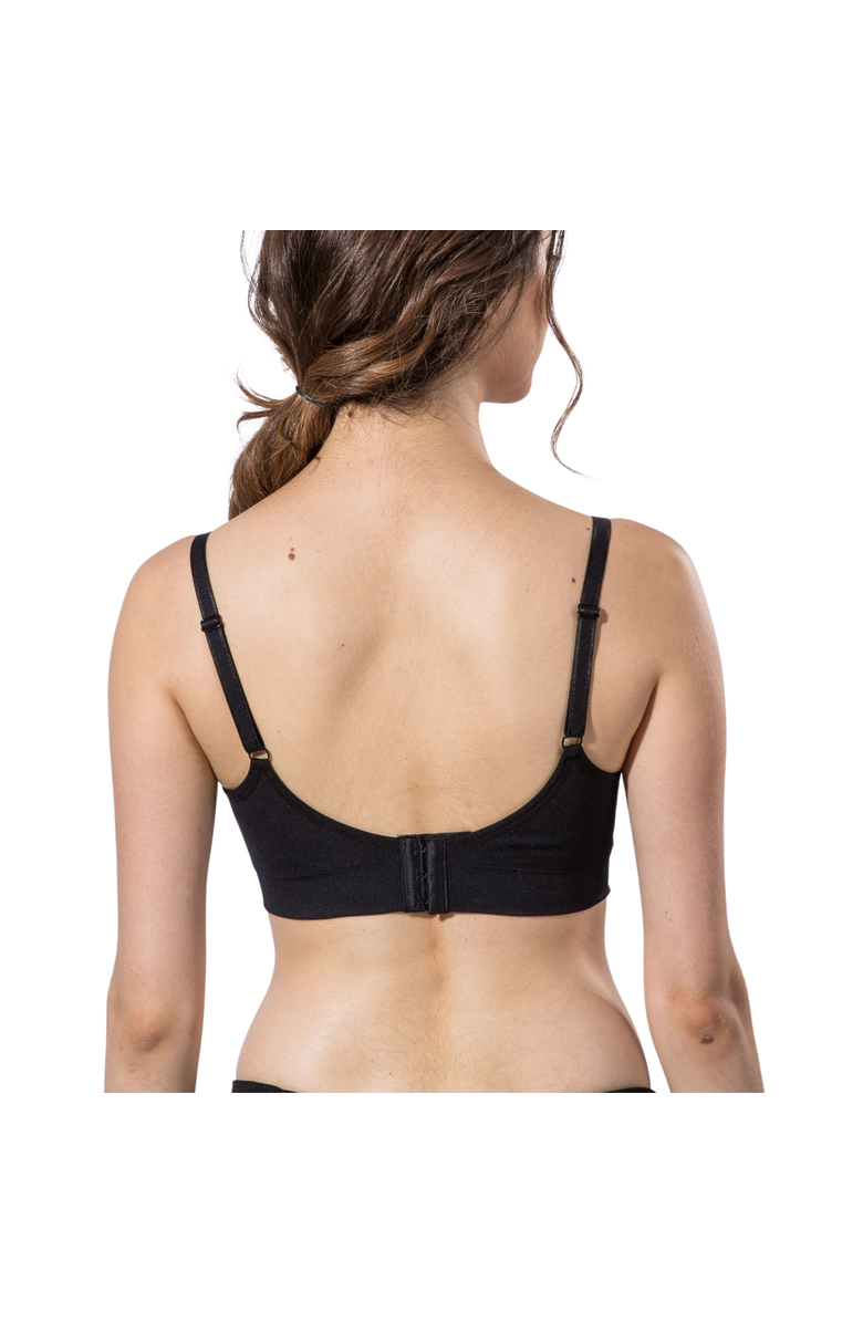 Modern Eternity Maternity Jade Seamless Maternity And Nursing Bra, Alternate, color, Black