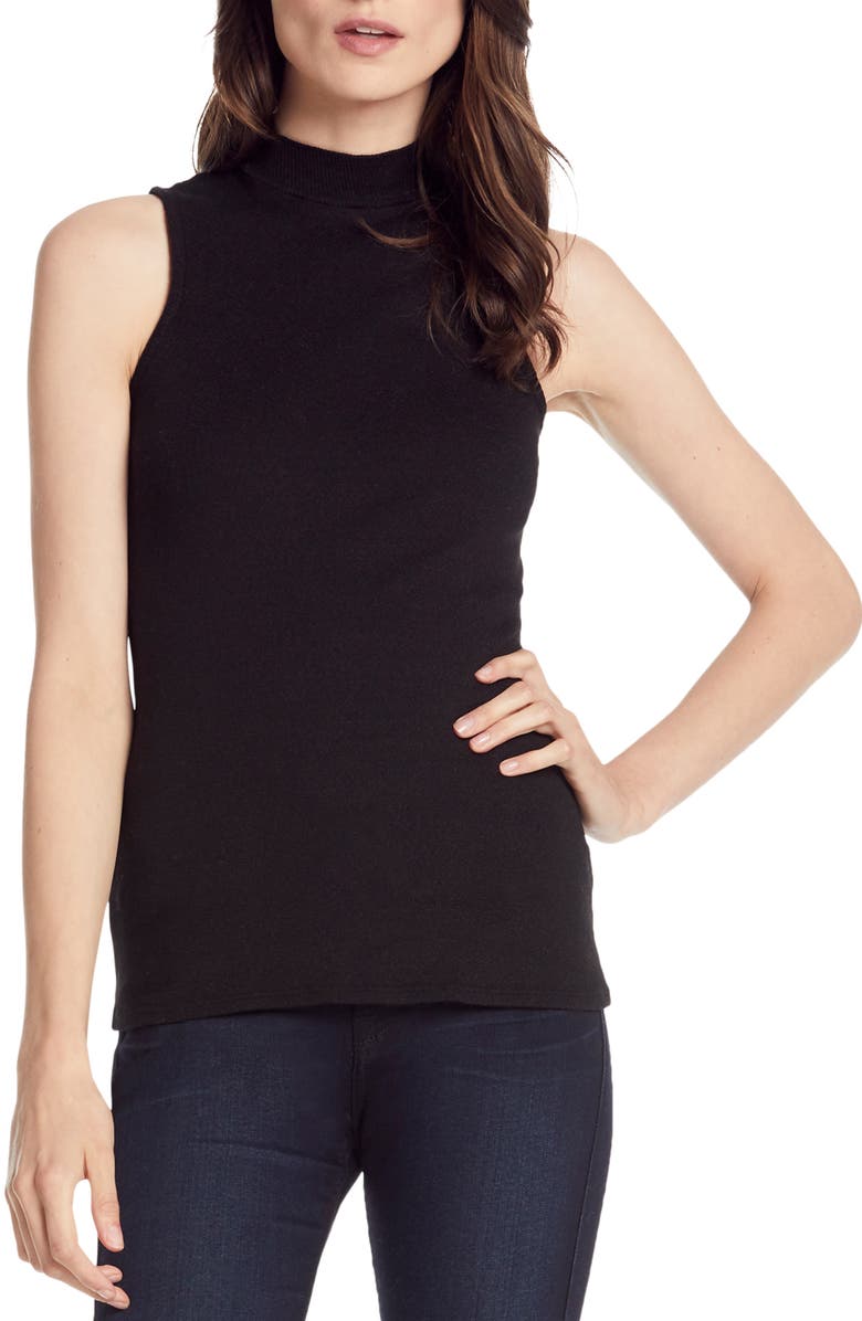Michael Stars Shine Mock Neck Tank Top, Main, color, 
