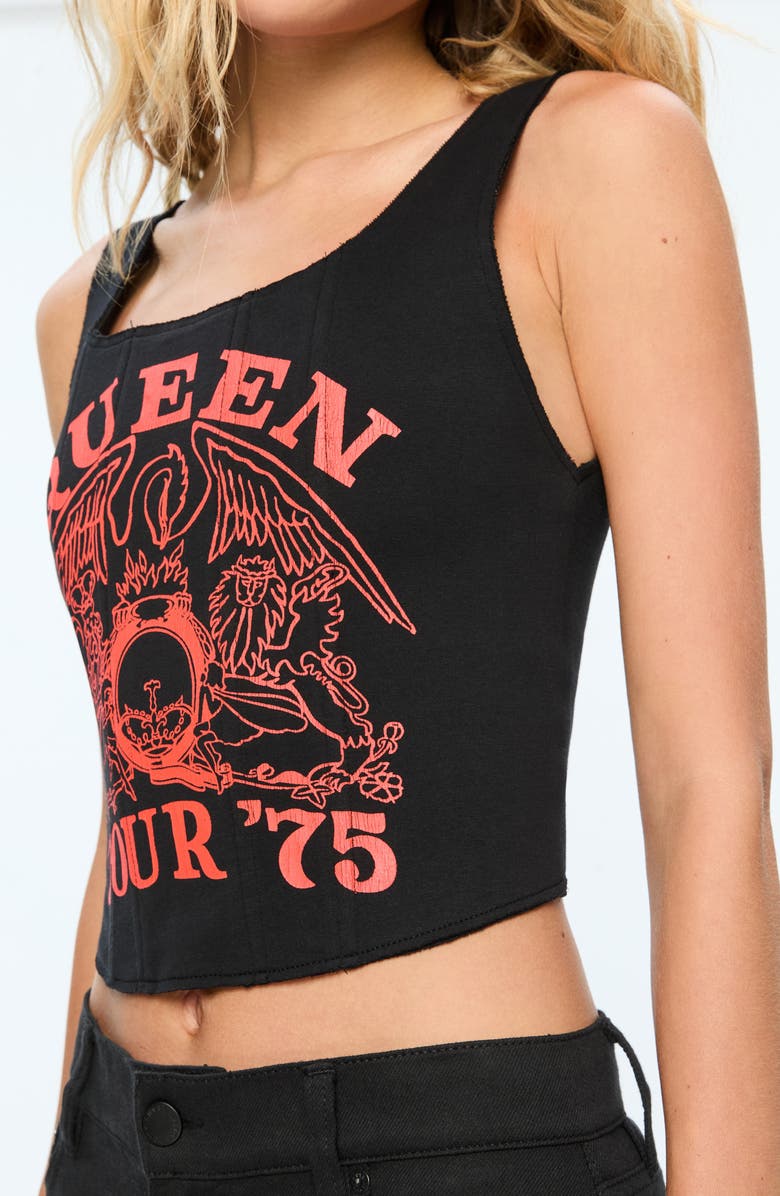 Alice + Olivia Breslin Queen Corset Tank, Alternate, color, 