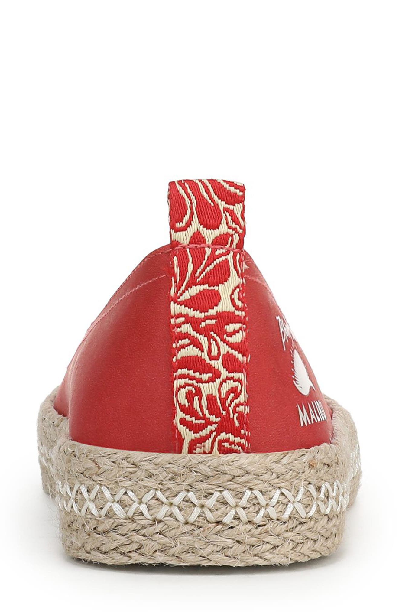 Blowfish Malibu Benita Espadrille Flat, Alternate, color, Red Suede