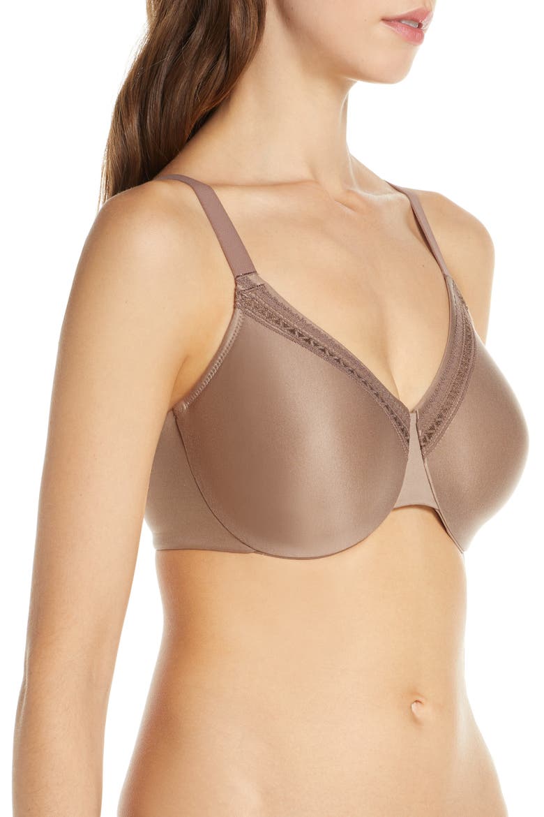 Perfect Primer Full Coverage Underwire Bra, Alternate, color, DEEP TAUPE