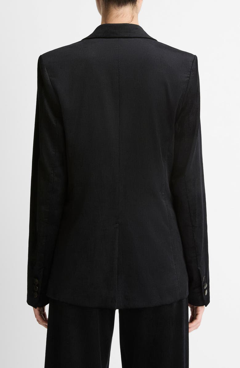 Vince Velvet Blazer, Alternate, color, Black