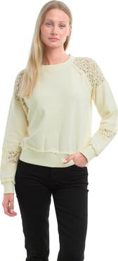 WILT Clothing Sweatshirt with Lace Details