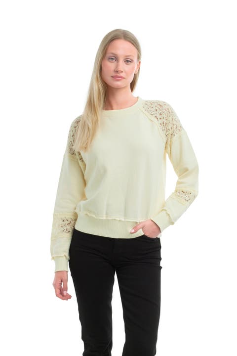 WILT Clothing Sweatshirt with Lace Details