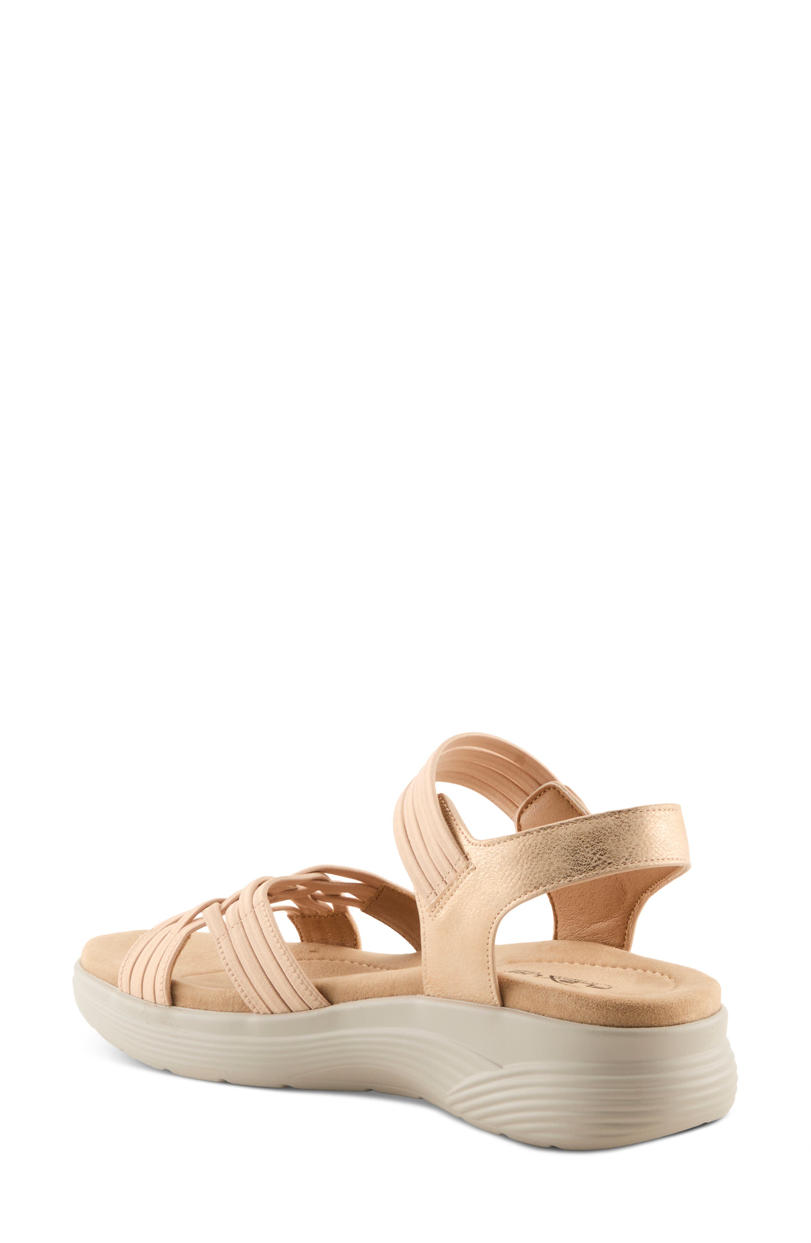 Delosa Platform Sandal, Alternate, color, BEIGE